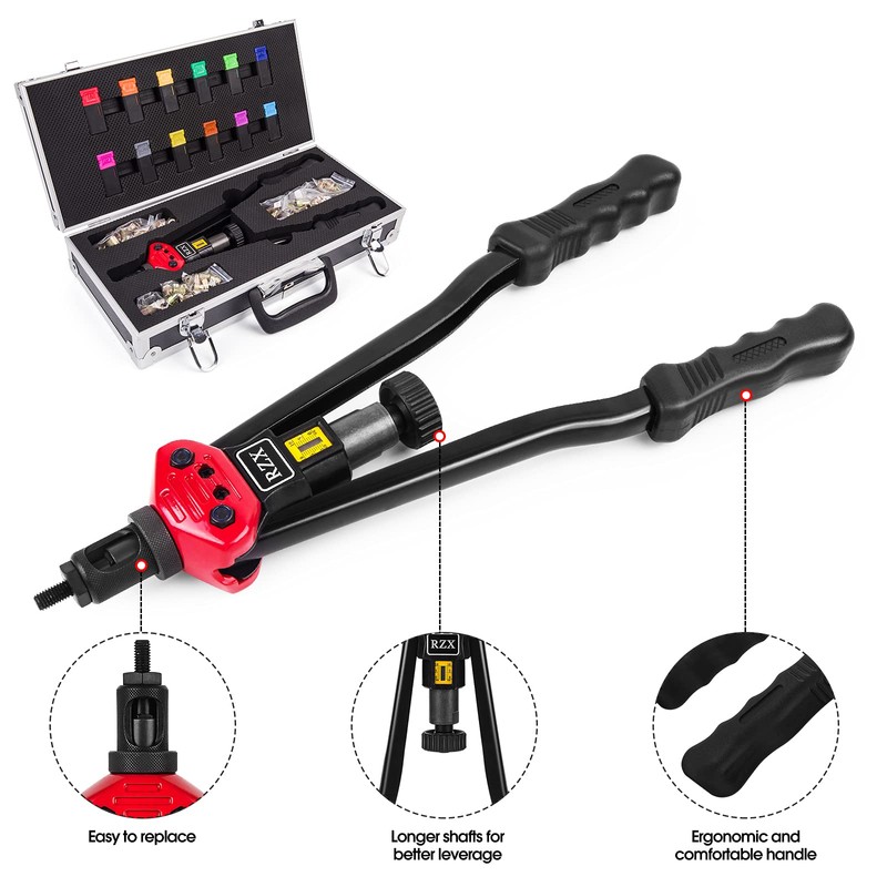 RZX 16" Rivet Nut Tool, Professional Rivet Nut Tool Setter