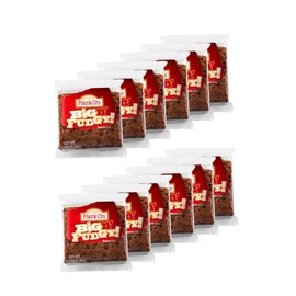 Prairie City Bakery Big n' Fudgy Brownie Individually Wrapped Award Winning Brownies 3.5 oz (Big n' Fudgy Brownie, 3.5 oz (Pack of 12))