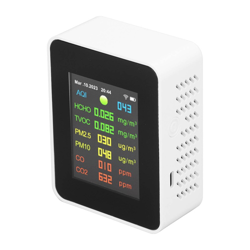 9 in 1 Air Quality Monitor WiFi Air Detector Color