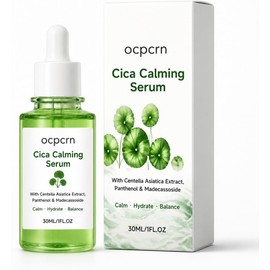 Cica Calming Serum con extracto de centella asiática pantenol,suero facial Suero facial ligero de cica con extracto de Centella Asiática, pantenol y madecassoside for el cuidado hidratante diario.