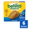 belVita Blueberry Breakfast Biscuits, 30 Total Packs, 6 Boxes (4