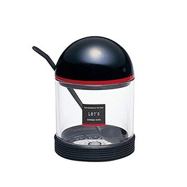 Iwasaki K-197LB Black Condiment Container, 6.7 fl oz (190 ml), Lets Sugar Pot