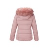 Bellivera Women's Puffer Jacket Warm Coat Hooded with Fur Collar