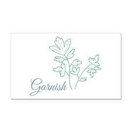 CafePress Parsley Garnish Rectangle Car Bumper Magnet