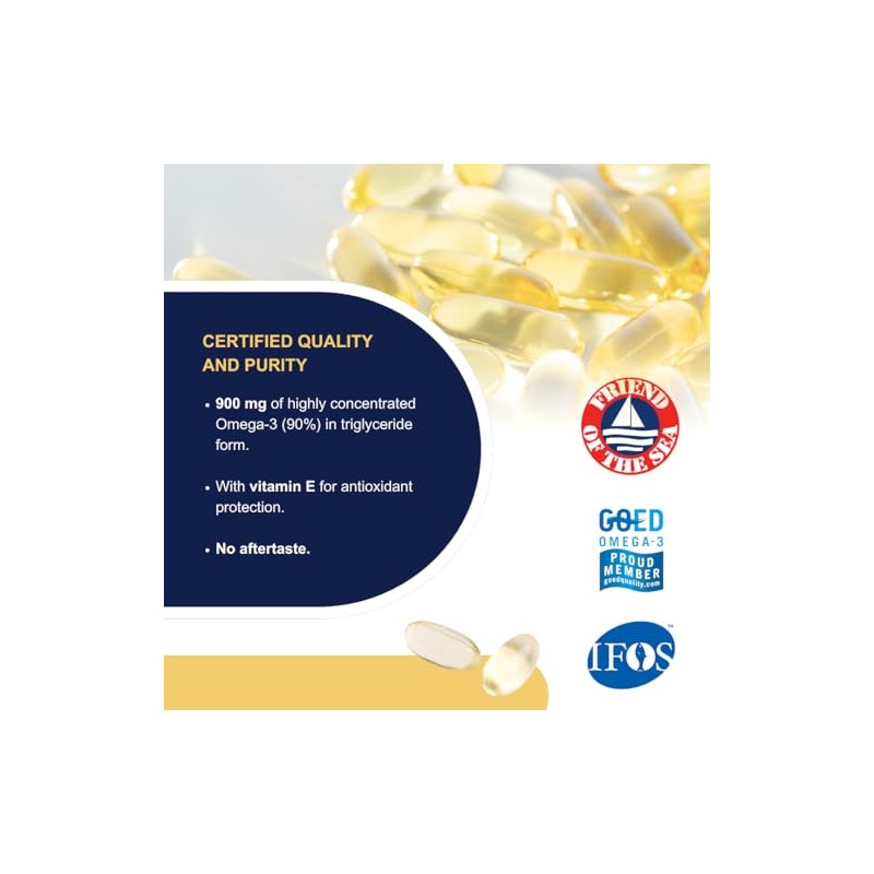 OMEGOR Omega 3 Capsules High Strength - OMEGOR Vitality 1000