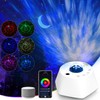 Galaxy Projector Night Light,Rusoso Star Projector Starry Sky,Double Effect Nebula