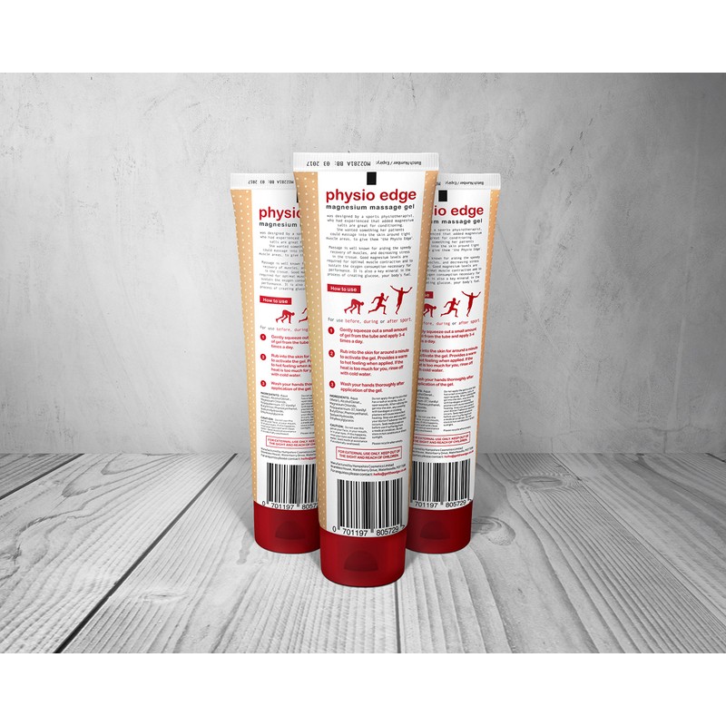 Physio Edge Magnesium Sports Massage Gel