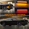ZDEERAOTO Red LED Front & Rear Fender Side Marker Lights