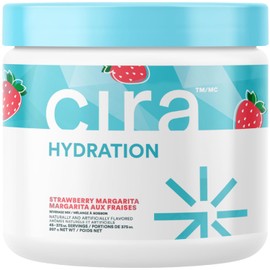 Cira Hydration Powder (45 Servings) - Electrolyte Drink Mix with Himalayan Salt for Dehydration Relief and Recovery - Strawberry Margarita