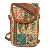 EliteKoopers Bohemian Crossbody Printed Mobile Sling Bag Fabric Pouch For