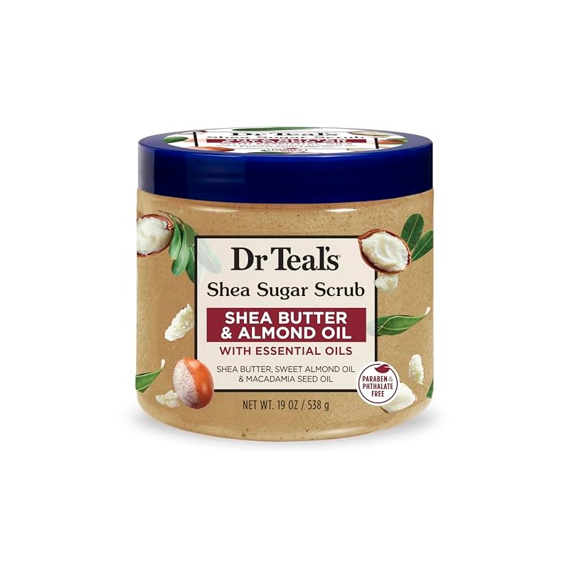 Dr Teal's Scrub Exfoliante para la Piel con Manteca de