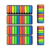 Andiker Pack of 1200 Flag Index Tabs, 5 Colour Post-It