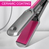 Professional Hair Straightening Ceramic Heating Plate Straightener LCD Display Hairdressing