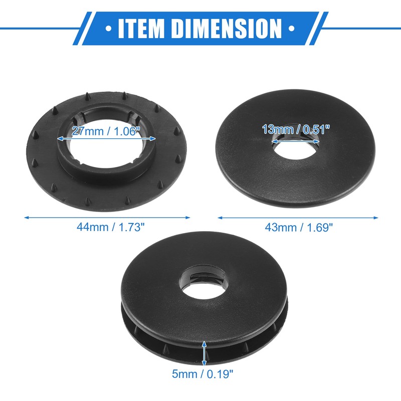 VekAuto 2 Pcs Car Holder Retainer Compatible for Ford, Durable