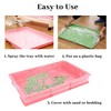 BNOSDM 100 PCS Disposable Rabbit Cage Liner Plastic Guinea Pig