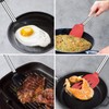 Silicone Spatula and Cooking Spoon,5 Pack Non-Stick Cooking Utensils for