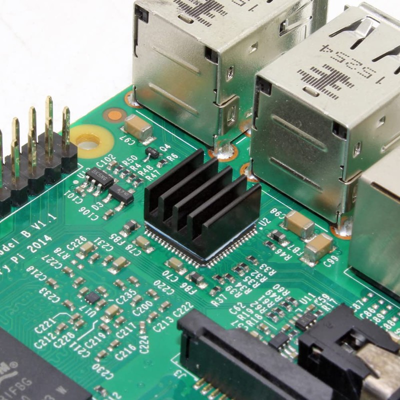 Lind Kitchen 20PCS 9x9x5mm Small Mini Heatsink Kit Thermal Conductive