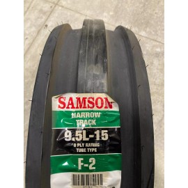 samson New Tire Samson 9.5 L 15 Farm Tractor Front F-2 3 rib 8 ply TT 9.5L-15 9.5L15
