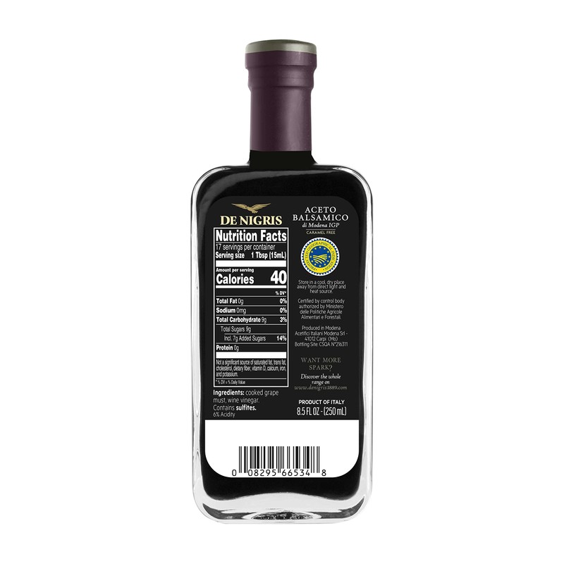 De Nigris Balsamic Vinegar Of Modena Excellence Line - Platinum