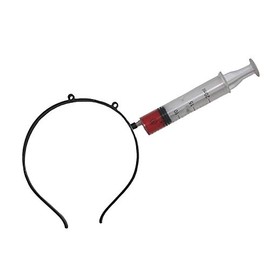 Petitebelle Bloody Syringes Headband Toy (One Size)