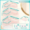 TOVE KNIGHTY Pink Shower Caddy, 4 Pack Corner Shower Shelves,