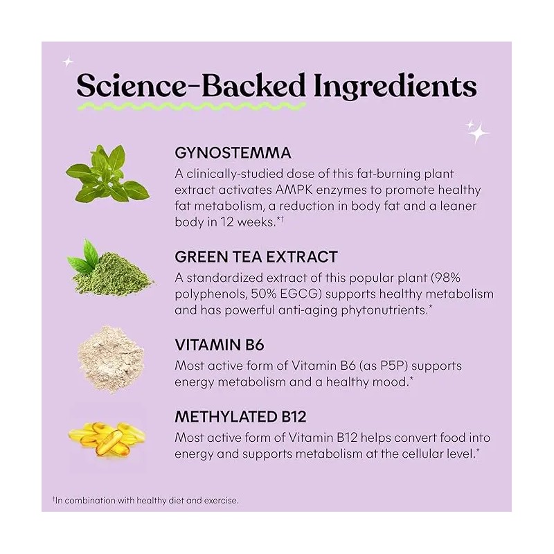 Lemme Burn Vitaminas B6 B12 Metabolismo Energía 60 Cáps