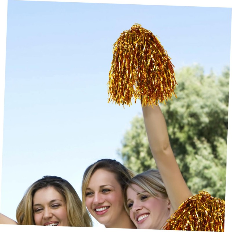 Kisangel Cheer Pom Poms 28pcs for Cheerleading Competitions Dance Performances