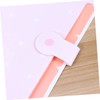 Operitacx Elegant Pink A4 Expanding Folder Office Storage Accordion Design