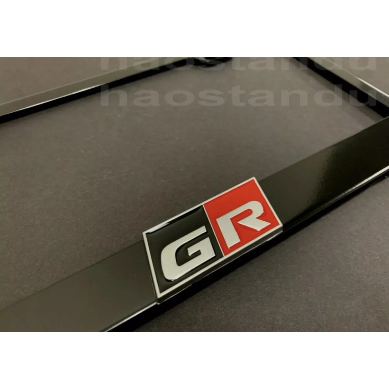 License Plate Frame Shop 1x GR Gazoo Racing 3D Emblem