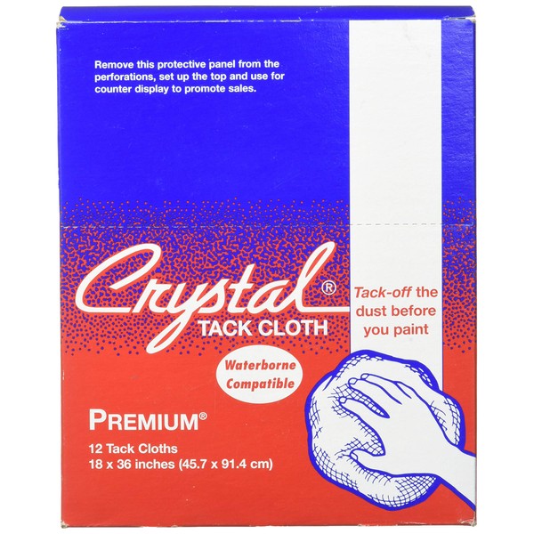 Premium Tack Cloths, Bond Crystal Brand 18" x 36" 12
