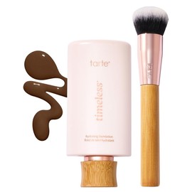 tarte timeless hydrating foundation & brush Coverage Moisturizer:_61G Espresso Golden