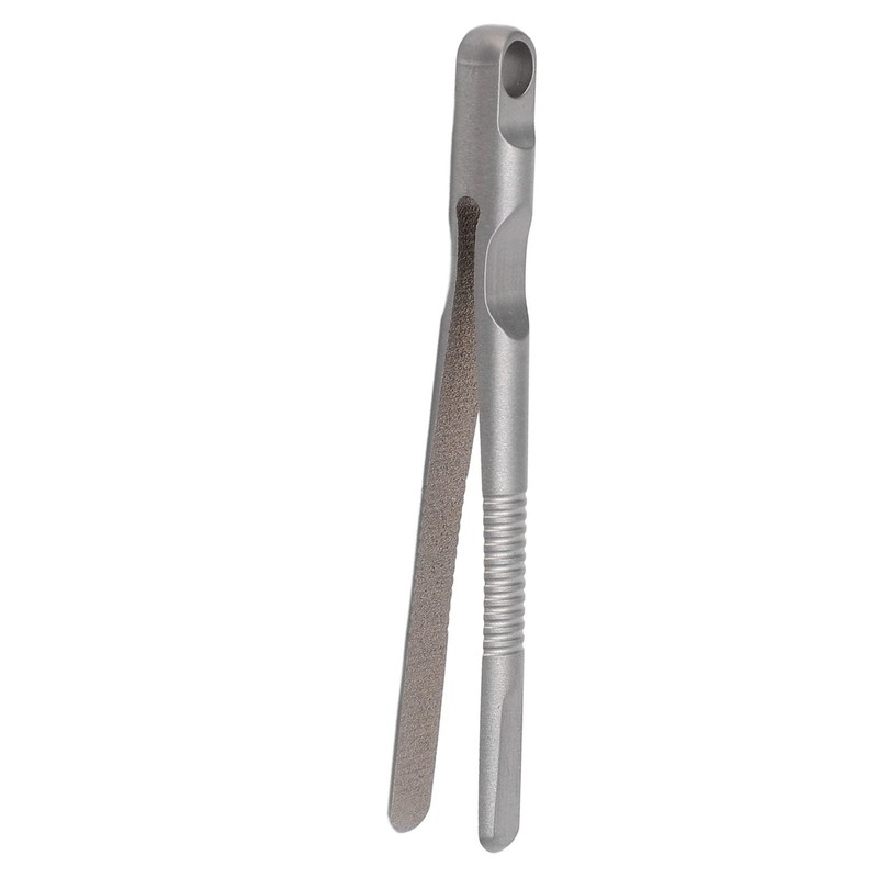 SPYMINNPOO Mini Keychain Tweezer, EDC Mini Keychain Tweezer Titanium Alloy