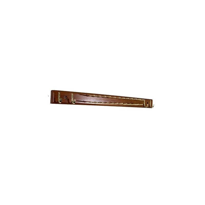 Proman Products HG16176 Tie and Belt Wood Hanger
