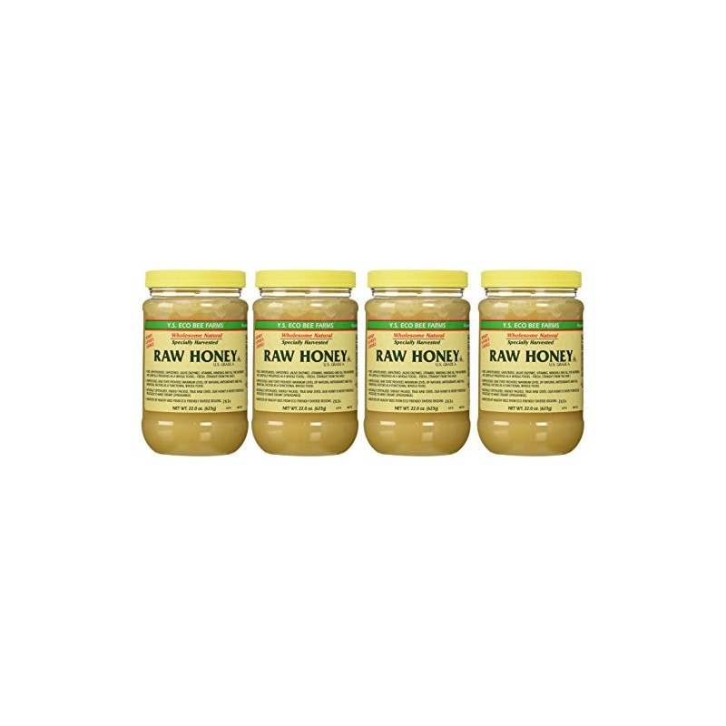 Y.s. Eco Bee Farms Raw Honey - 22 Oz Jars