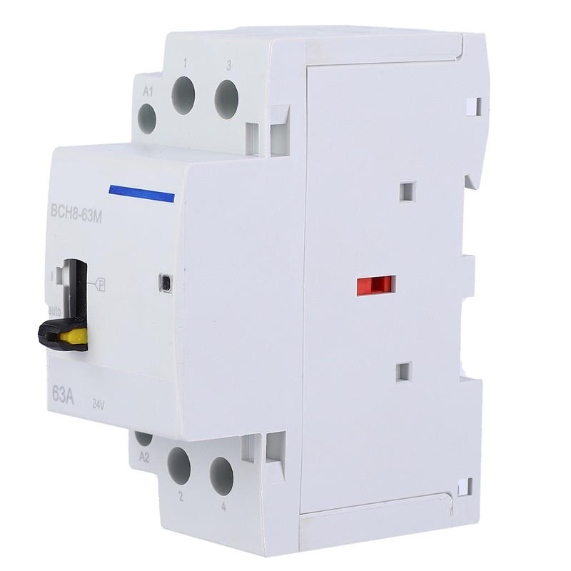 BCH8-63M 2P 63A 24V DIN Rail Household AC Contactor with