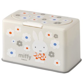 Skater MKST1-A Mask Stocker, Spring Lifted Type, Holds Approx. 60 Masks, Design: Miffy, Monotone