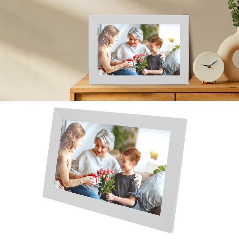 WiFi Digital Picture Frame 10.1 Inch 1280x800 Touch Screen Smart