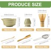6-Piece Matcha Whisk Set,Japanese Tea Ceremony Kit with Ceramic Matcha