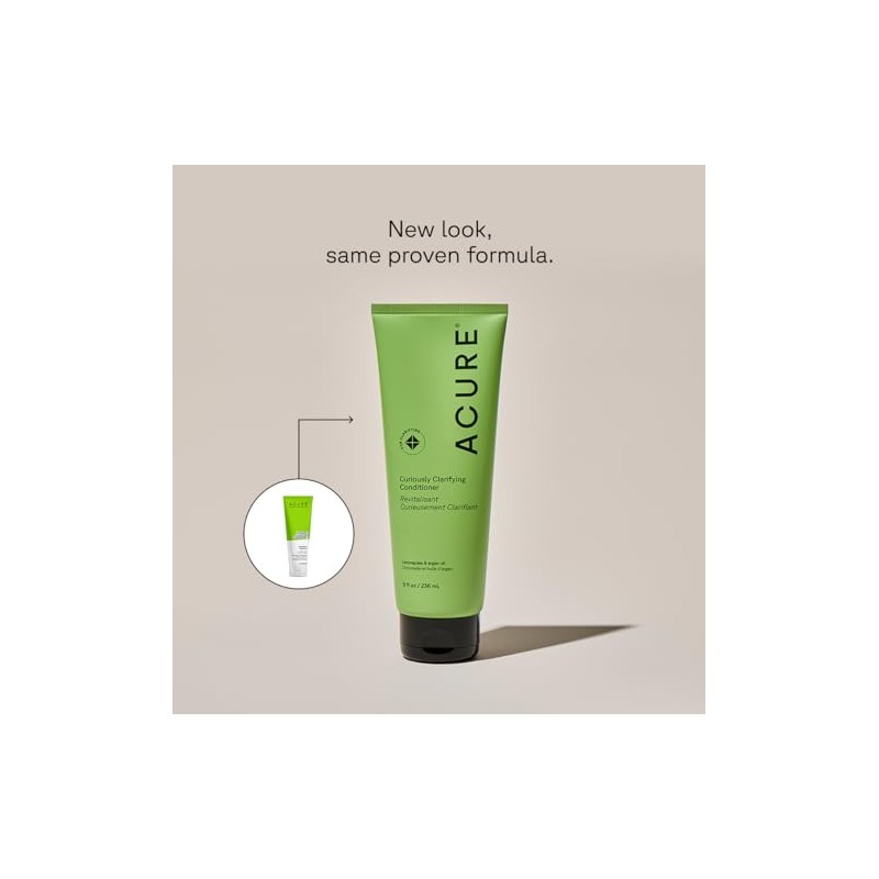 Acure | Shampoo y acondicionador para limpieza profunda | Fórmula