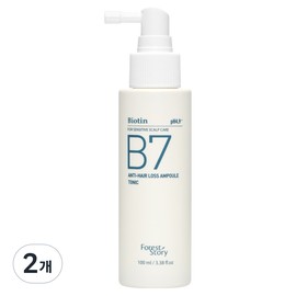 포레스트스토리 B7 두피 탈모 헤어토닉, 100ml, 2개 Forest Story B7 Scalp Hair Loss Tonic, 100ml, 2 Pack