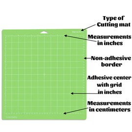 THANMAO Standard Grip Cutting Mat 3 Pack,12"x12" Standard Grip Cutting Mats for Cricut Maker 3/Maker/Explore 3/Air 2/Air/One，Replacement Accessories Card for HTV/Cardstock/Paper/Adhesive Vinyl