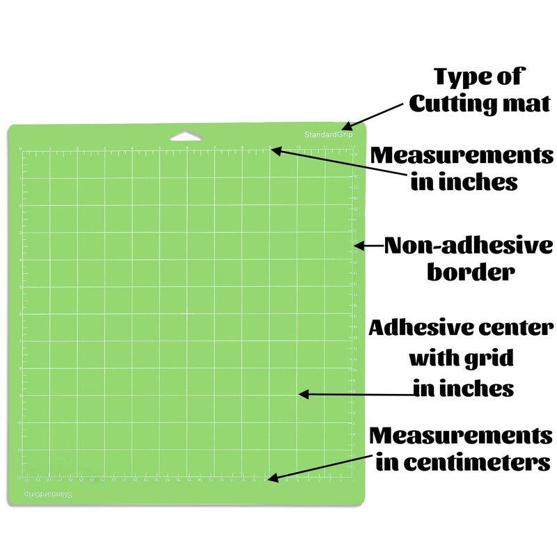 THANMAO Standard Grip Cutting Mat 3 Pack,12"x12" Standard Grip Cutting