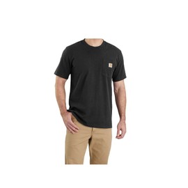 Carhartt Men's Relaxed Fit Heavyweight T-Shirt, Black, Small