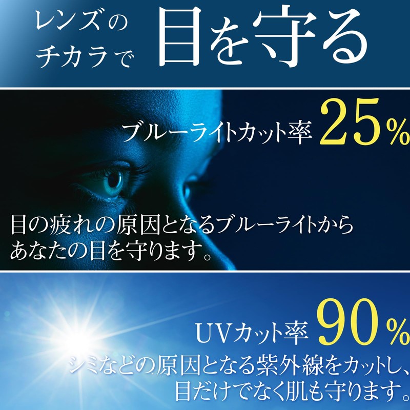 [PrePiar] 跳ね上げ式老眼鏡 老眼鏡 フリップアップ メンズ リーディンググラス 遠近両用 ブルーライトカット 3ヶ月保証 ケース付き