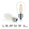 Brightech Ambience PRO Replacement Plastic LED Light Bulbs, 2 Watt