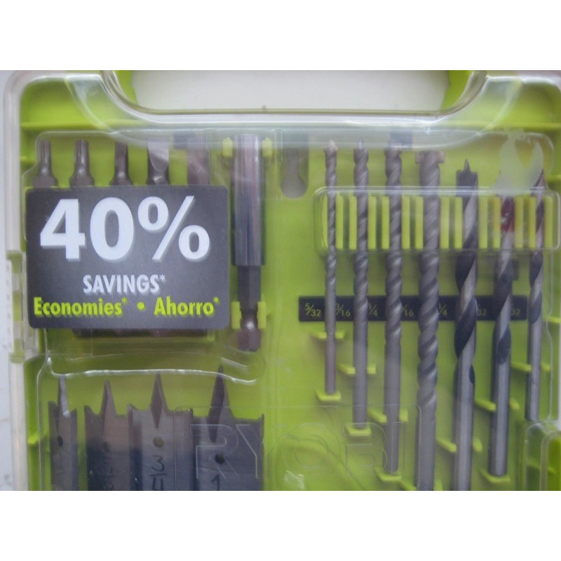 Ryobi A983102 Drill & Drive Kit 31-Pcs with case. GREAT