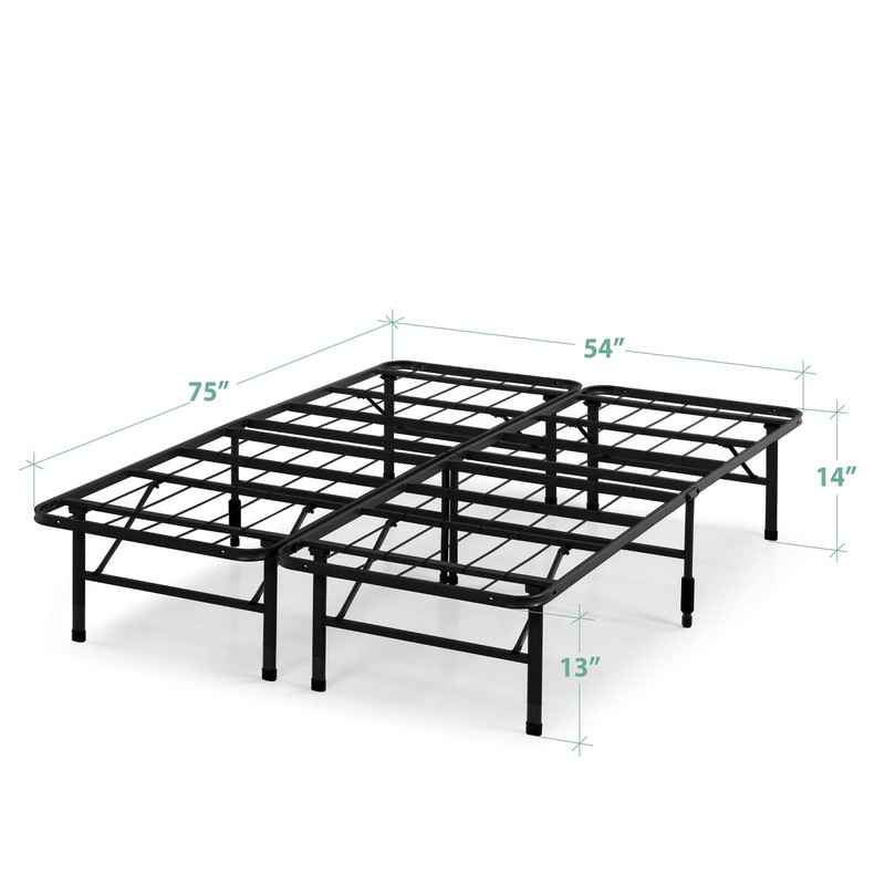 Zinus SmartBase Tool-Free Assembly Mattress Foundation, 14 Inch Metal Platform