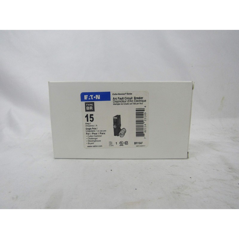 Eaton BR115AF Br Series 1 Pole Arc Fault Breaker 15