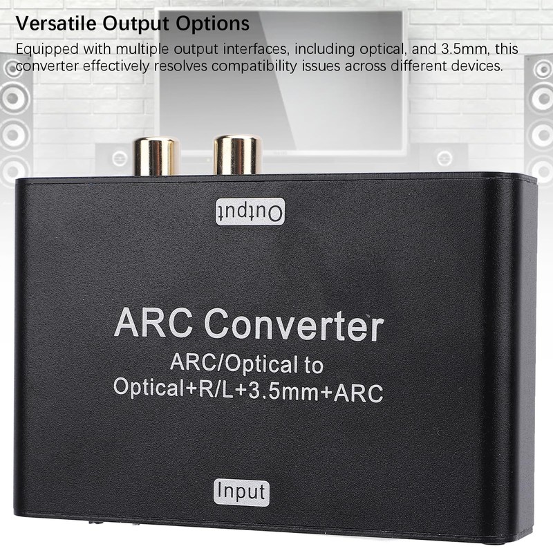 HD MI A R C Audios Extractor, DAC Converter 192KHz