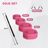 RitFit Adjustable Barbell Weight Set for Weightlifting and Strength Training